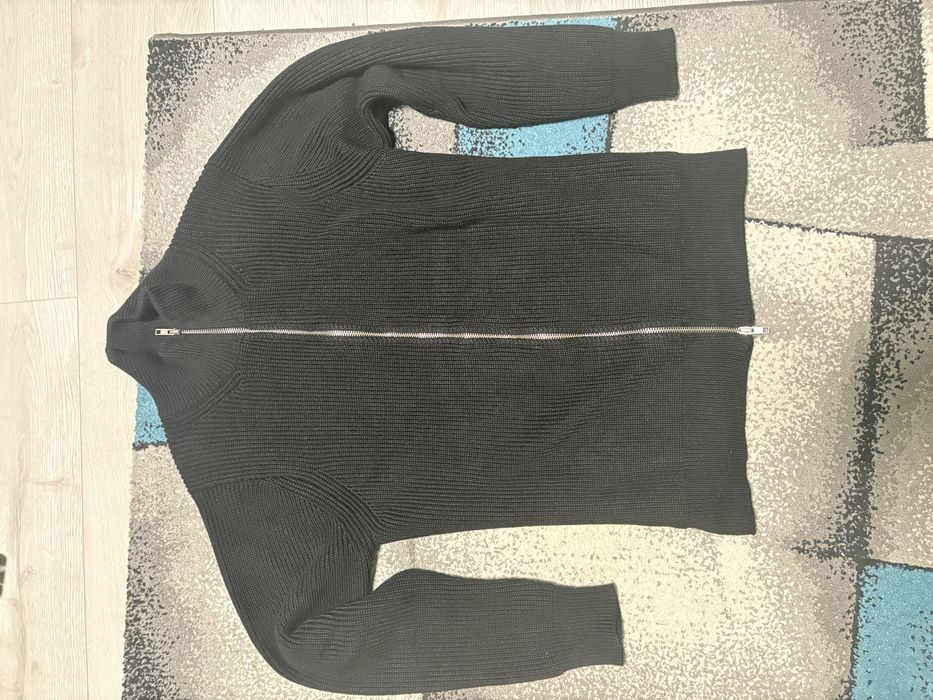 Pulover din lana double zip Maison Margiela