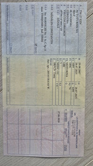 Seat Cordoba 1.9 2007 2000€