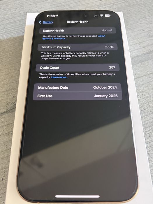 Iphone 16 pro max 256 gb gold rose