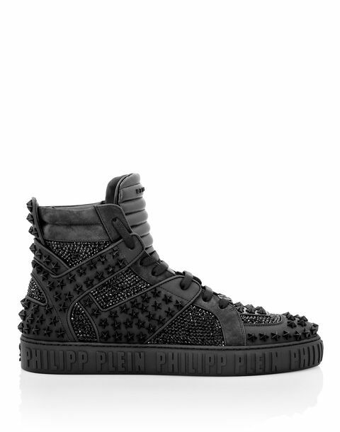 Philip Plein Crystal Hi Top Sneakers