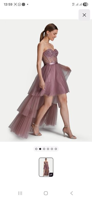 Rochie de ocazie cu trena