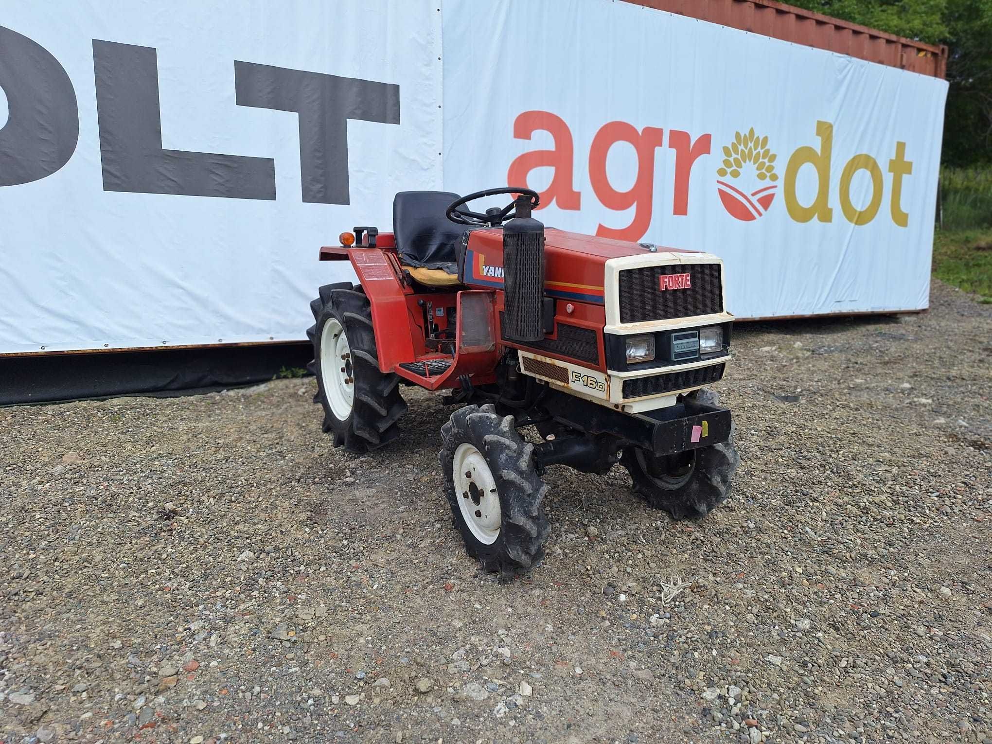 Tractor japonez Yanmar F16D, 4x4, 16 cp, Transport gratuit, RATE FIXE!