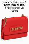 Geantă originală Love Moschino roșie – preț redus!