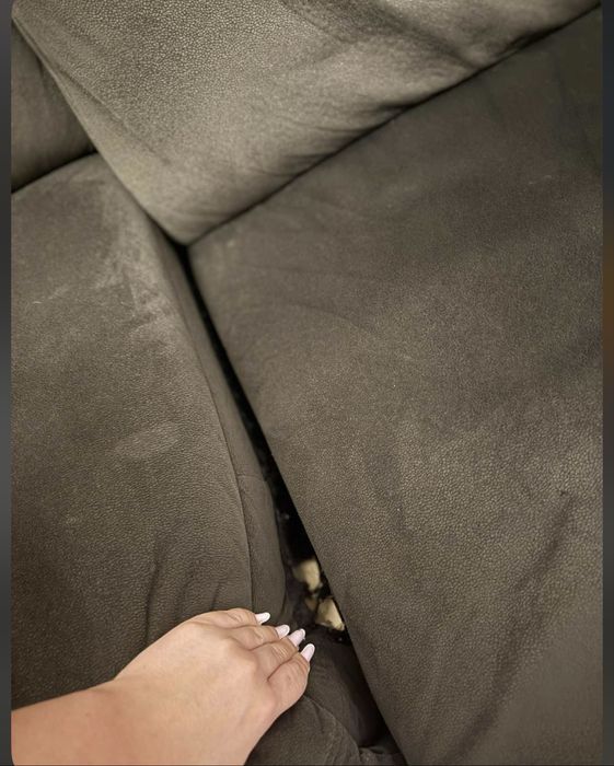 Canapea recliner Kring 2 locuri maro inchis