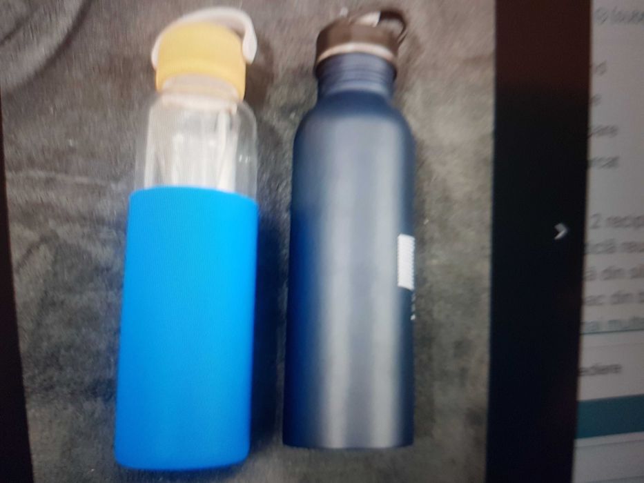 Vand Set 2 Sticle reutilizabile pentru apa