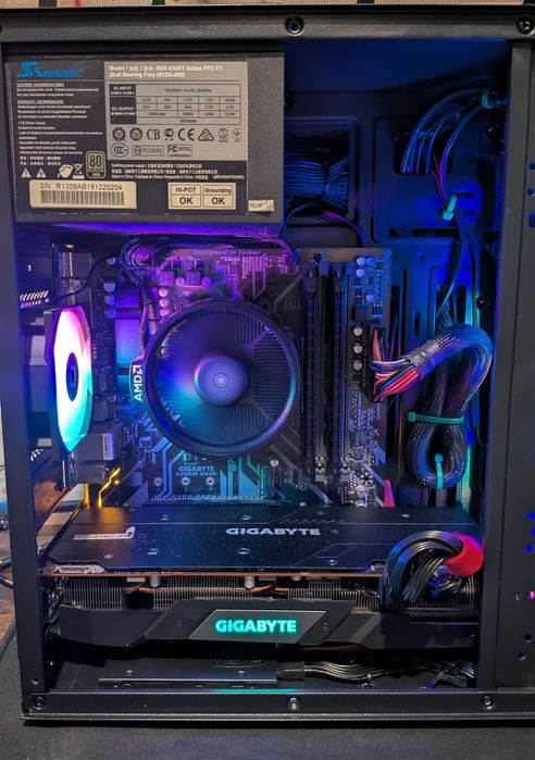 Unitate completa PC Office Gaming Multimedia Ryzen 5 3600 + 5700 XT