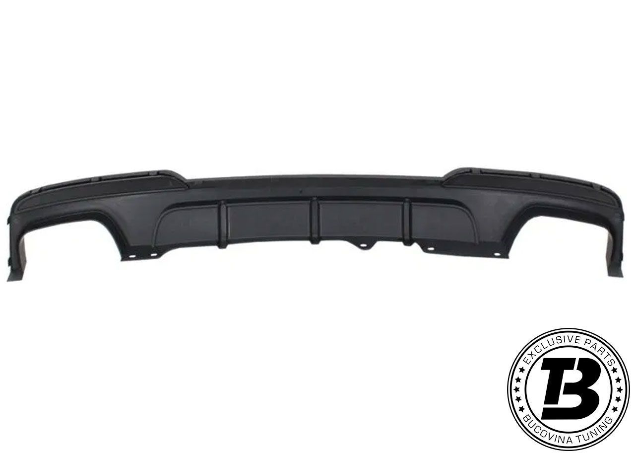 Difuzor Bara Spate cu Ornamente compatibil cu BMW Seria 5 F10 F11 M5 Design