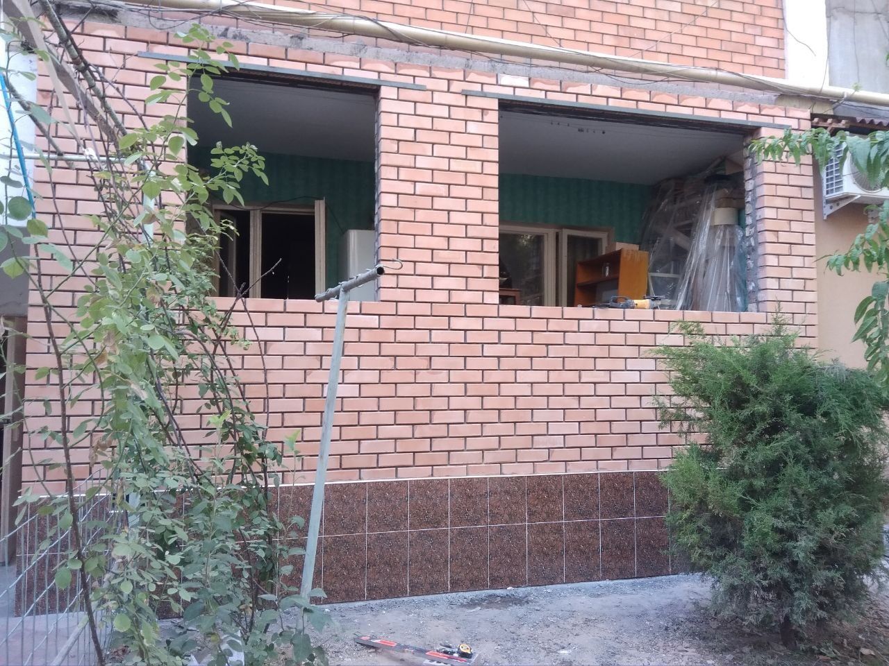 Кладка балкон за 3 дня