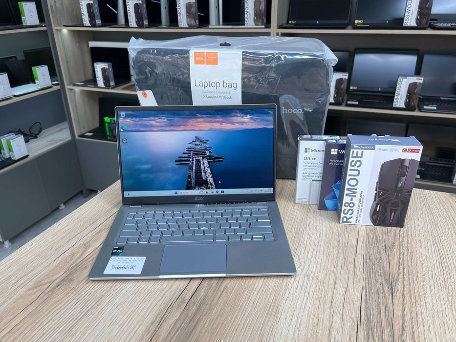 Acer Swift 3 • Core i5-1240P • 2.2K IPS • Подарок: сумка, мышь, коврик