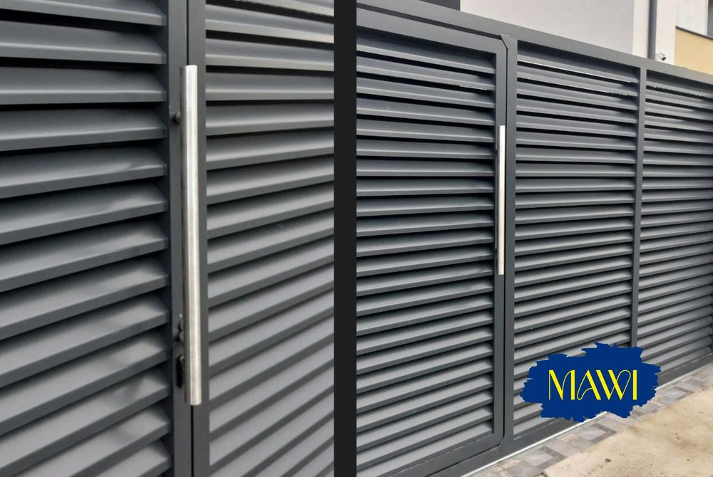 Porti / Garduri moderne de tip jaluzele din Aluminiu