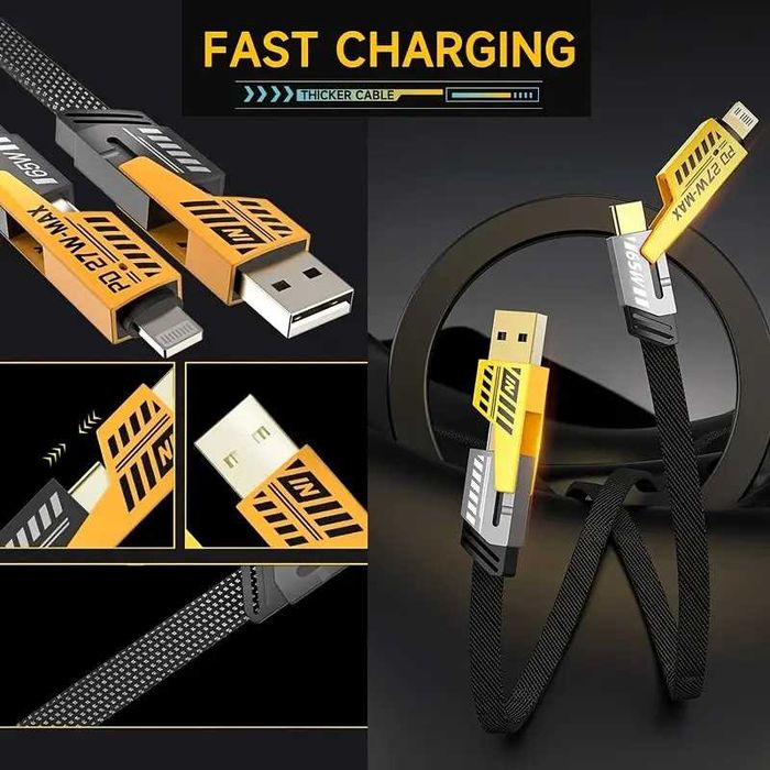 Cablu incarcator 4 in 1