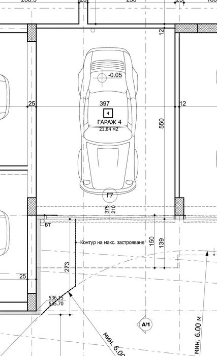 Продава гараж с площ 26,03м², лично от инвеститор