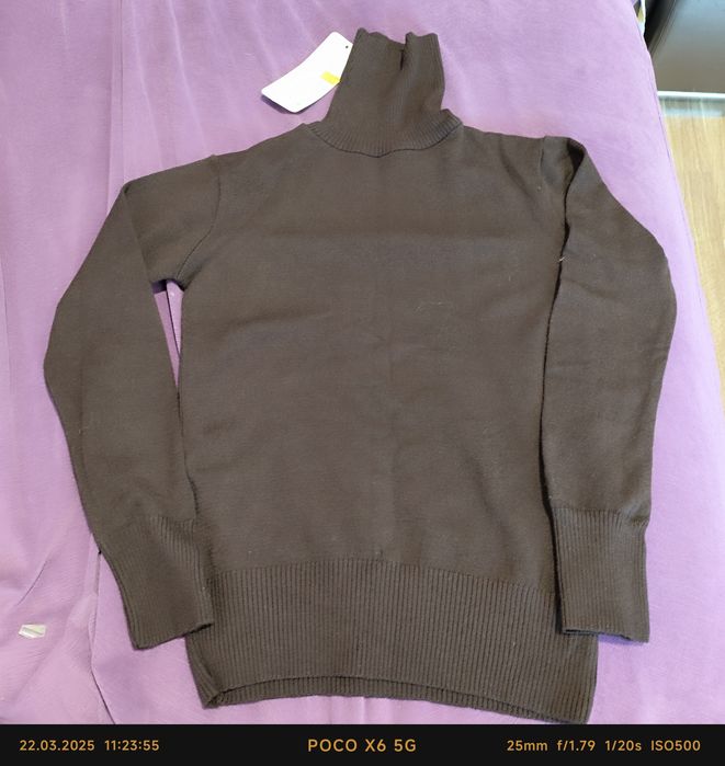 Водолазка женская, коричневая, новая, р-р 40-44