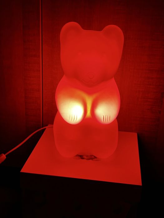 Lampa Haribo Teddy Bear rosu