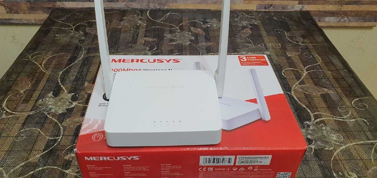 Роутер ADSL2+ Mercusys MW300D  Казахтелеком
