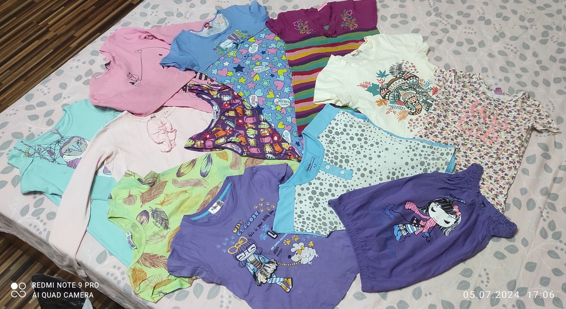 Продам вещи для девочки б/у на 5-6,7 лет