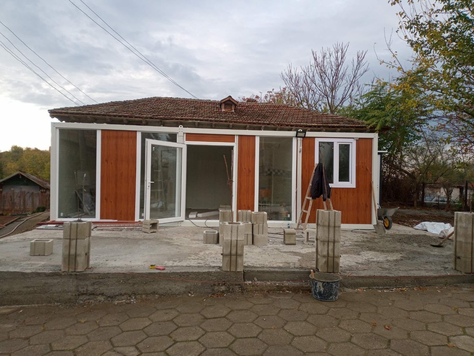 На изплащане Жилищен павилион Фургон офис Контейнер модулен 6х4.80м