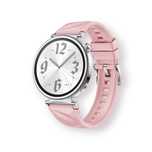 Силиконова каишка techsuit за huawei watch gt 4/ gt 5 (41mm) pink/silv