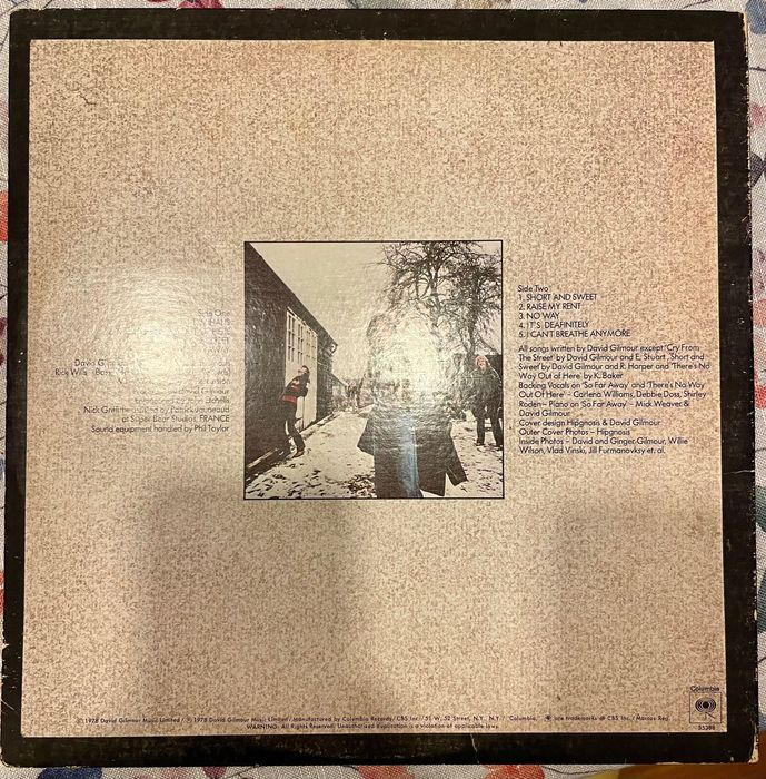 The Cure, Pink Floyd, David Gilmour грамофонна плоча, винил