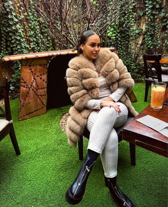 Blană naturală 6in1  , ca noua