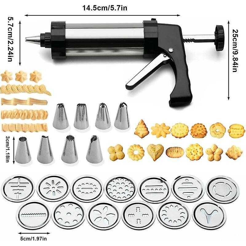 Seringa Inox (patiserie) ornare prajituri + forme, REDUS de la 130RON