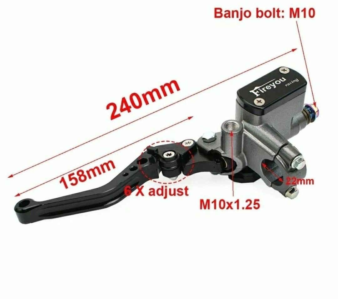 Kit ambreiaj hidraulic moto enduro cross universal maneta