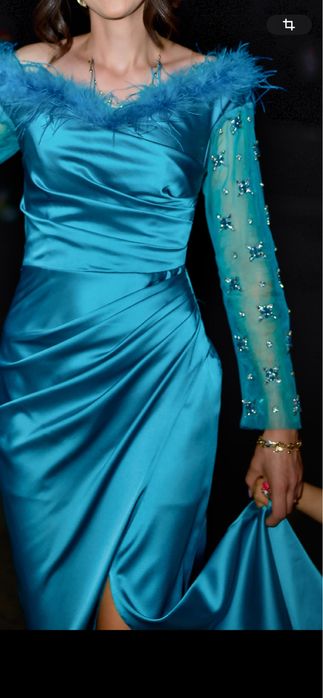 Rochie turcoaz din idm