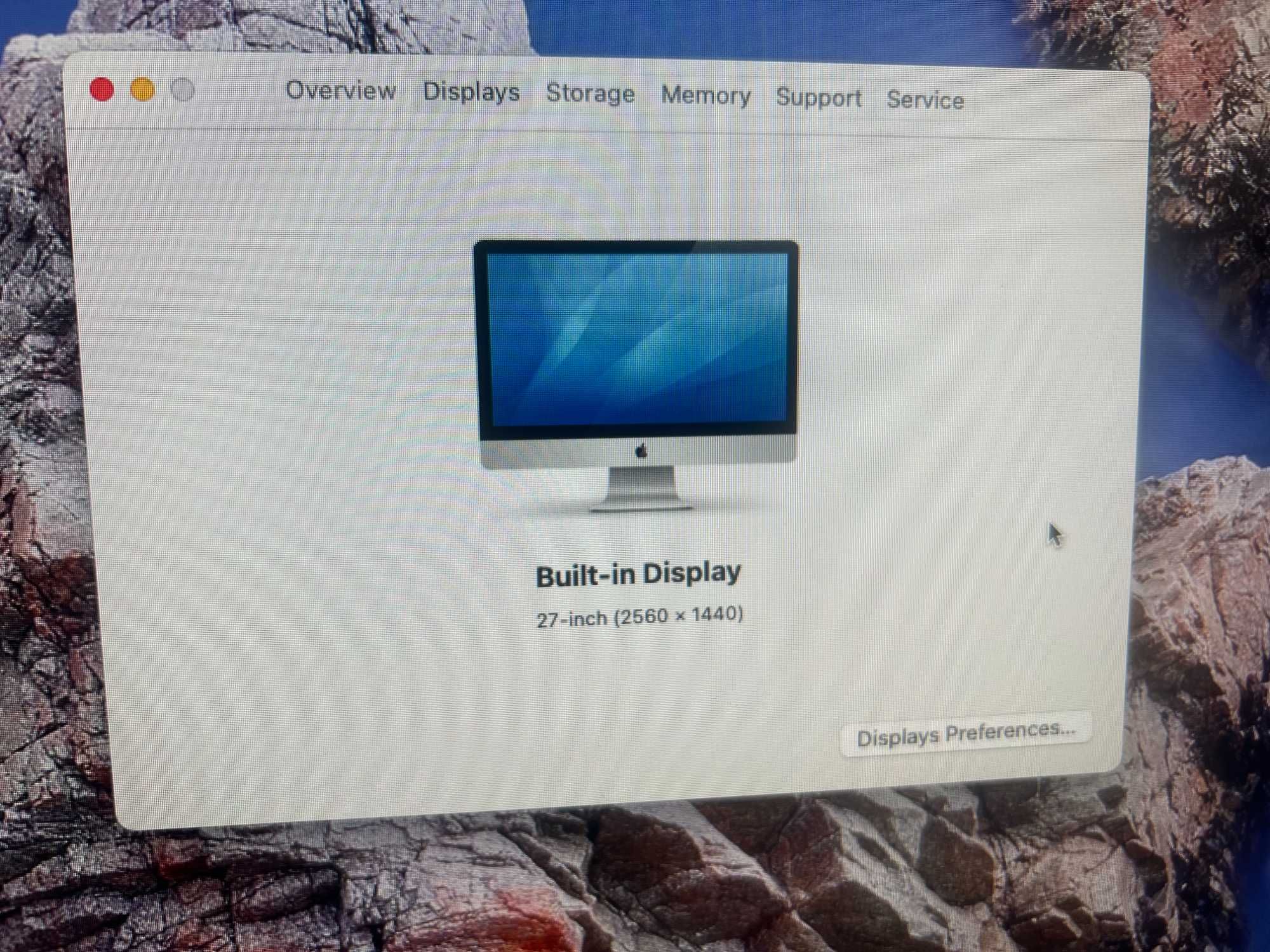 iMac 27 inch late 2013