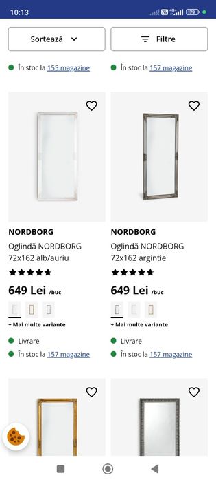 De vânzare oglinda superba