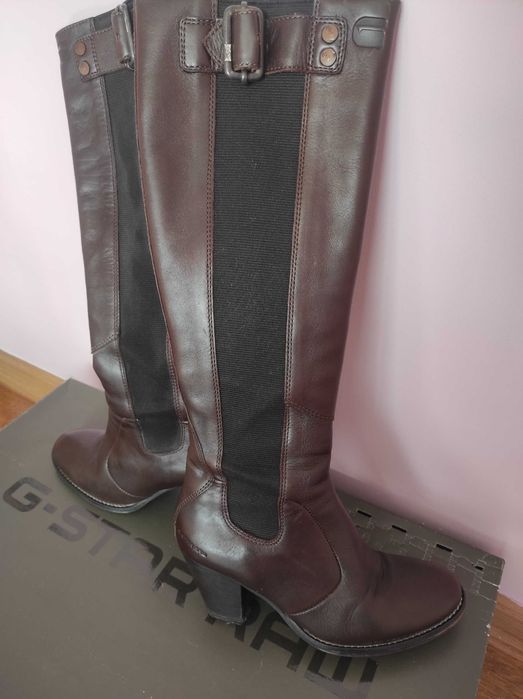 Оригинални ботуши, естествена кожа G-STAR