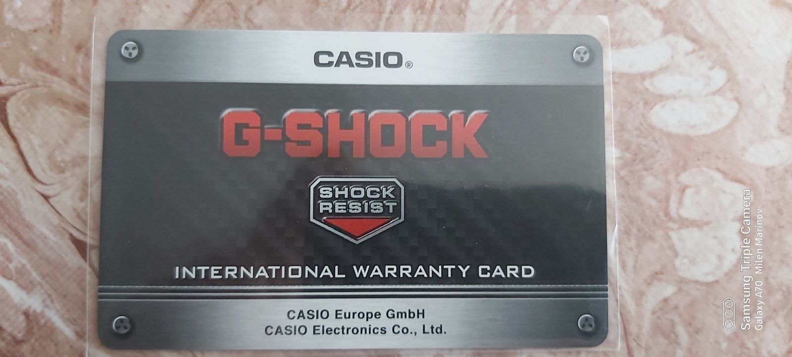 Продавам часовник CASIO G-SHOCK