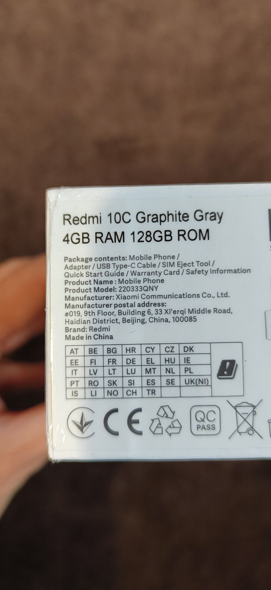 Redmi 10C 4GB/128GB Graphite Gray