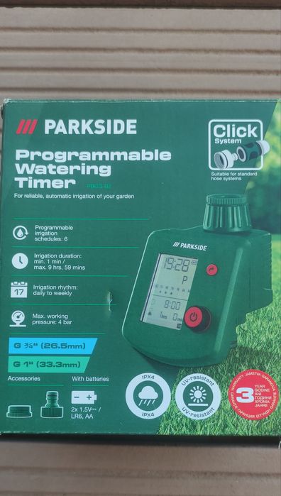 Programator irigare, Parkside