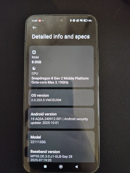 Xiaomi 13, Snapdragon 8 gen 2, 8gb ram, 256GB, 6.36', 120hz