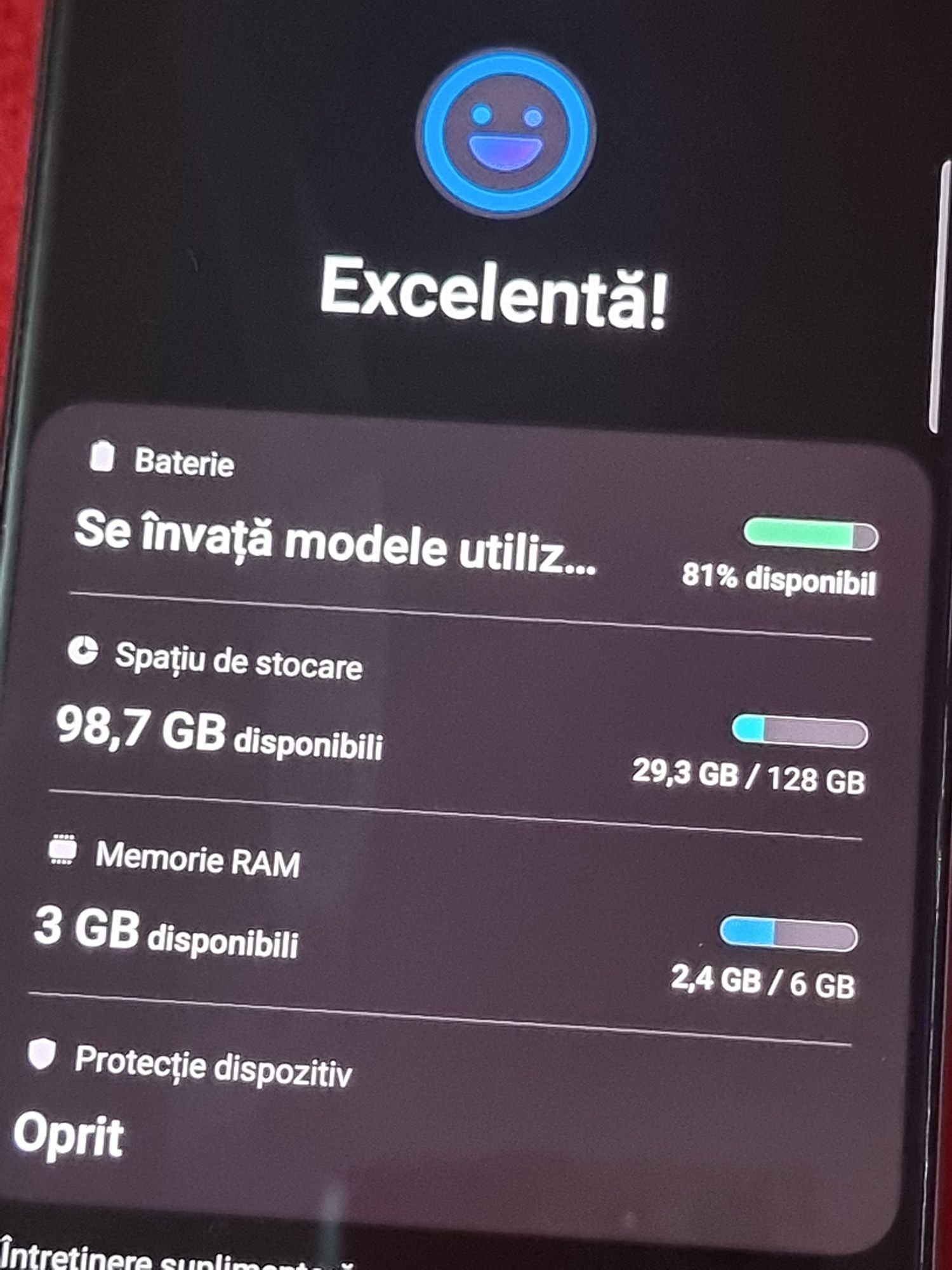 Samsung Galaxy A71 Albastru 128Gb, Liber de rețea.