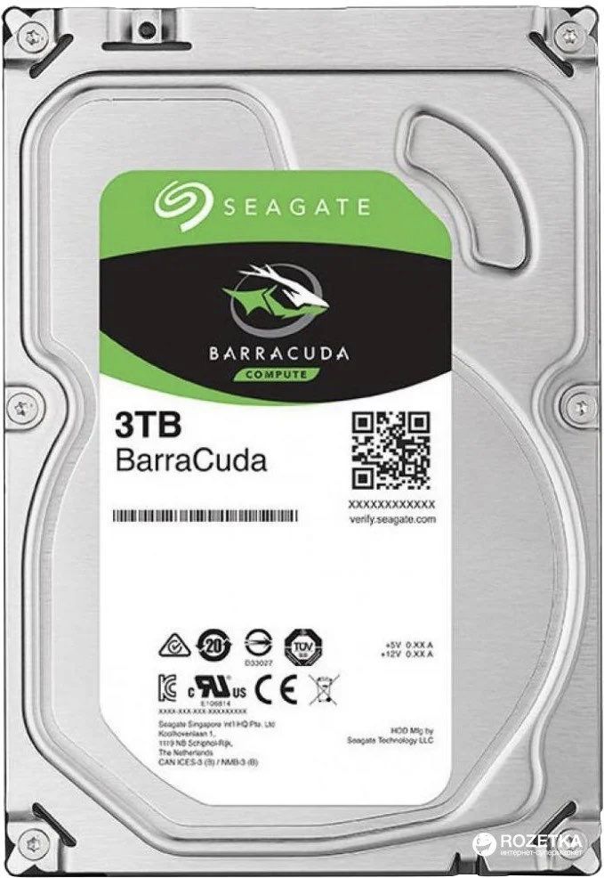 Жесткий диск HDD 3Tb Seagate Barracuda