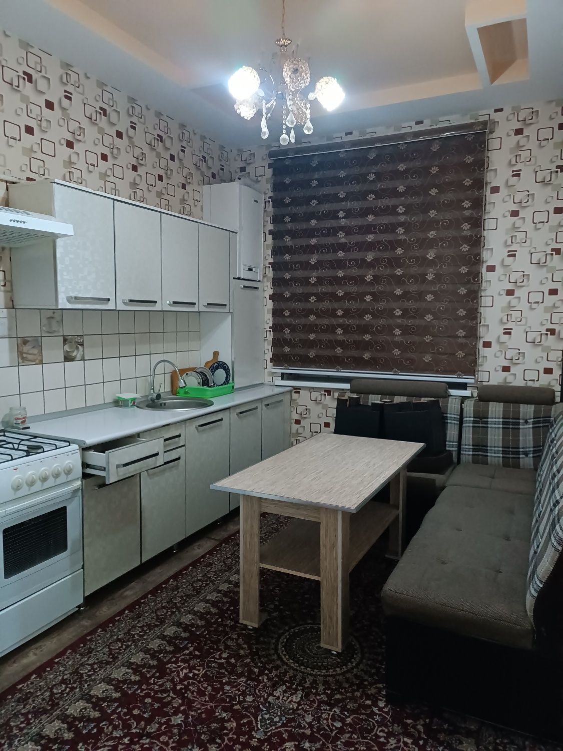 Vokzal yonida yangi domda 2 xonali kvartira ijaraga beriladi