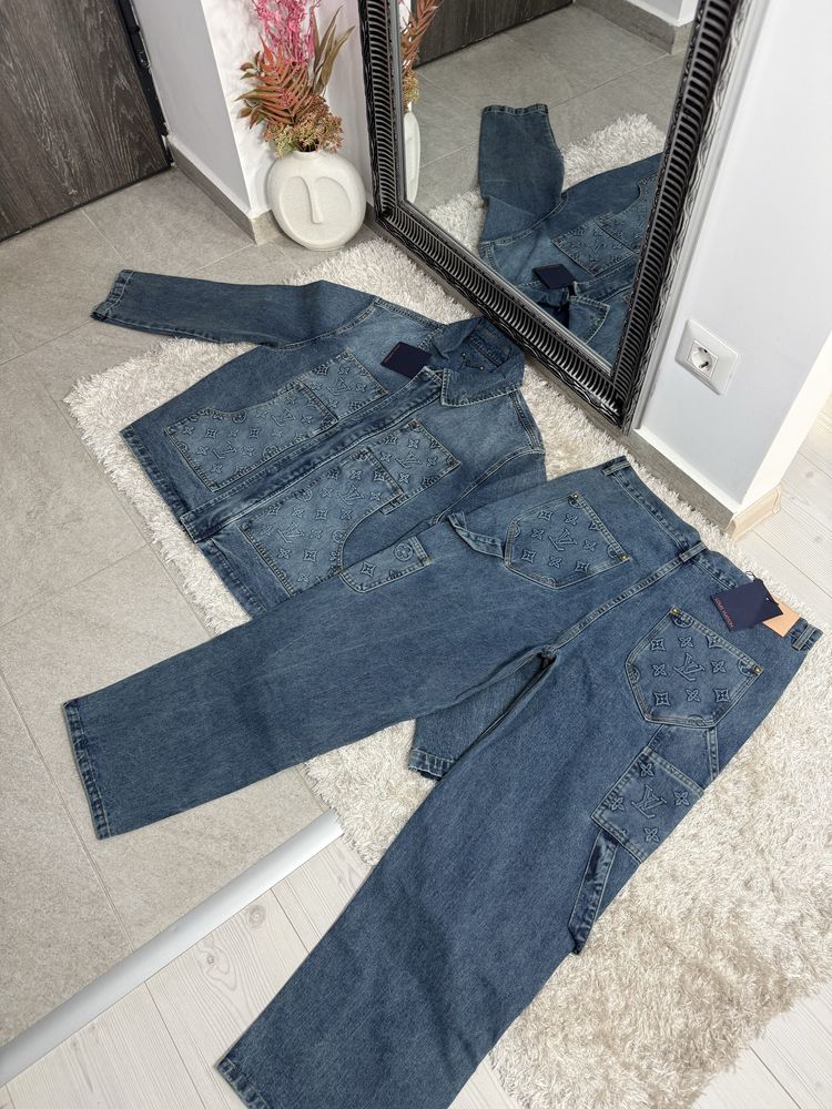 Compleu de blug/denim Louis Vuitton Carpenter Premium colectie noua