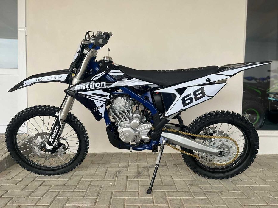 Motocicleta cross MZK Mikilon 250cc 21/18 4T benzina alb/negru