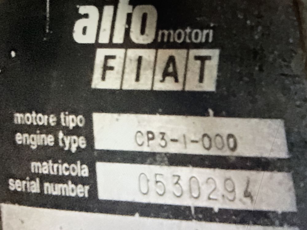 Motopompa Motor Fiat. 330 M3 NOU  !!!