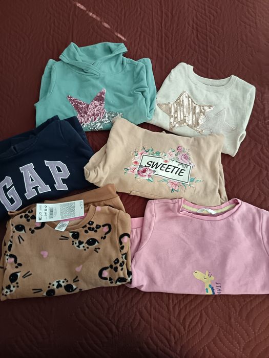 Лот ватирани блузки р. 122