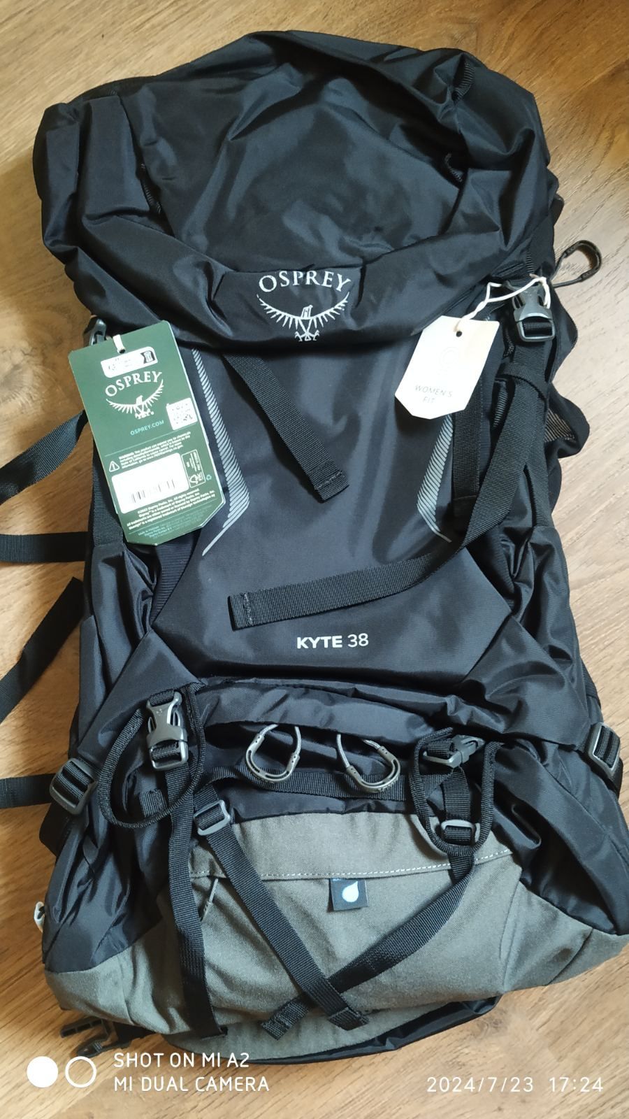Osprey Kyte 38 Black WM/L