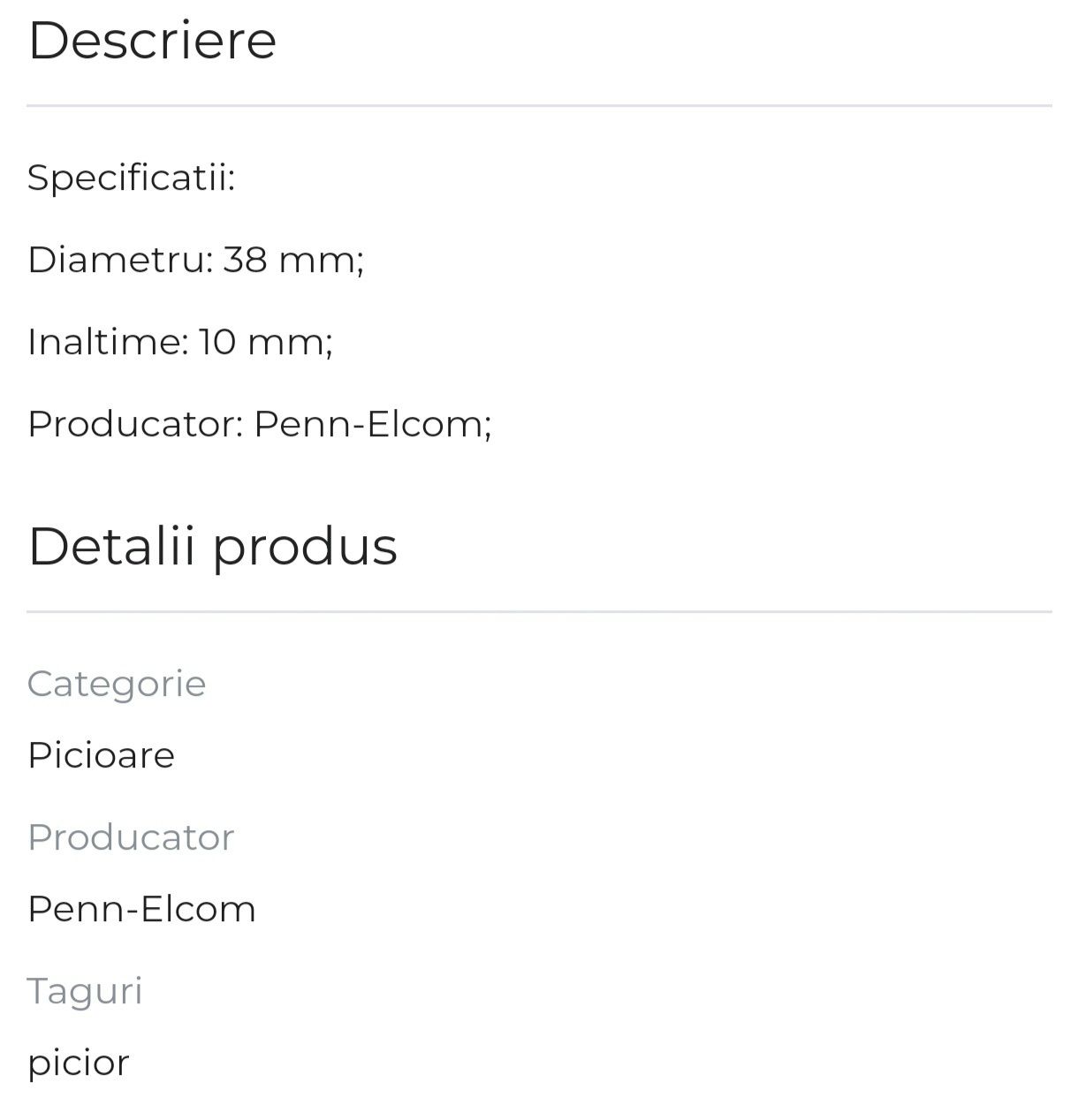 Picioare subwoofer