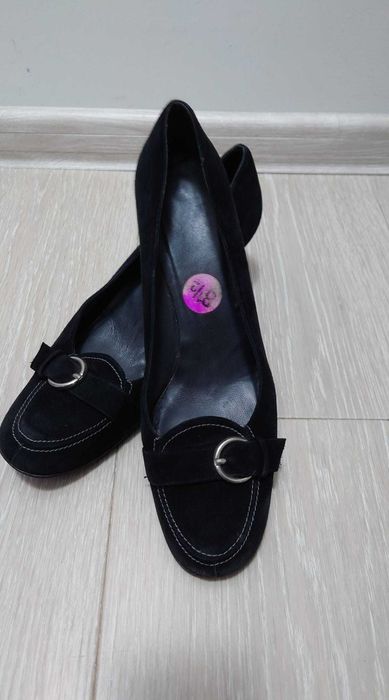 Pantofi piele intoarsa marimea 39 slim