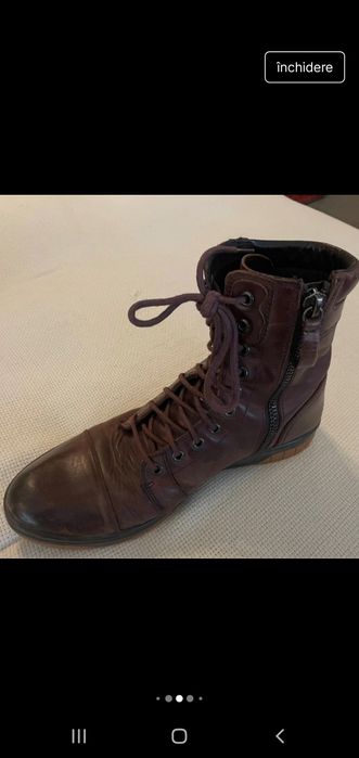 Ghete barbati Diesel originale din piele naturala l