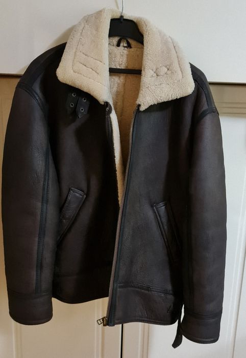 Cojoc blana pilot blana naturala oaie XL