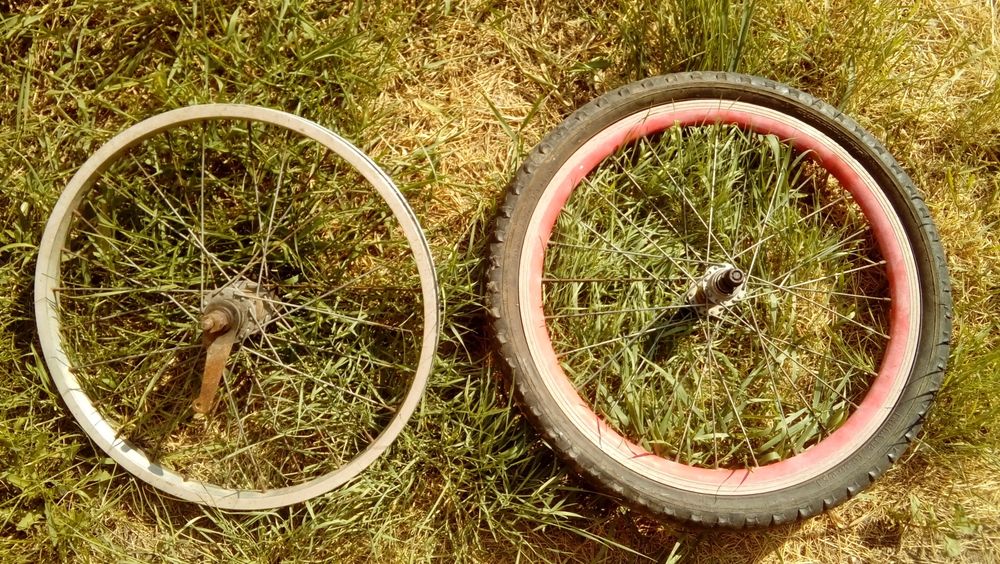 Два колеса на 20" аллюминиевые