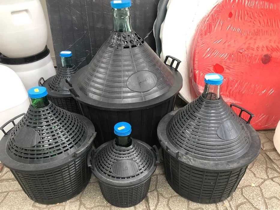 Нови!!!ПРОМОЦИЯ !!! Дамаджана с кош Италия 5л, 10л, 15л, 20л, 25л,54л
