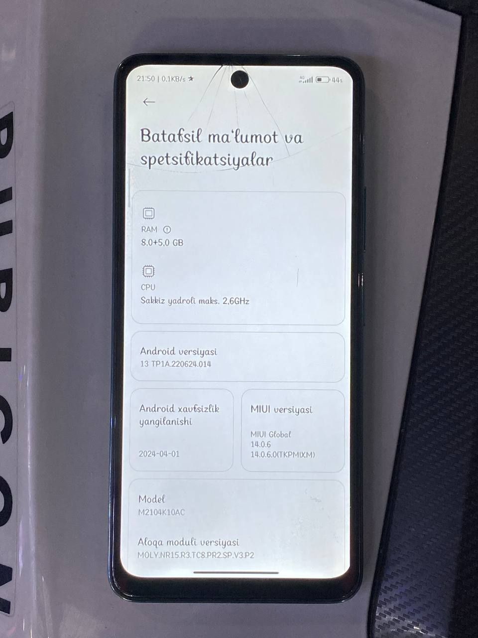 Redmi note 10 pro 5g