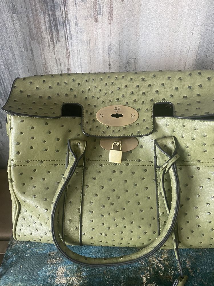 Geanta piele tote bag Mulberry